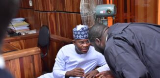 Bello granted N500m bail, barred from traveling abroad