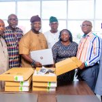 Adebanjo donates laptops and printers to boost voter registration in Onigbongbo