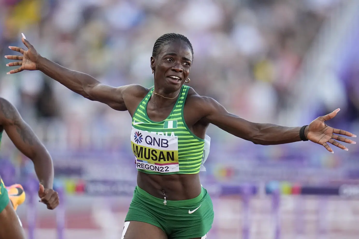 Amusan Cruises into 100m Hurdles Semi-Final at World Athletics Championships