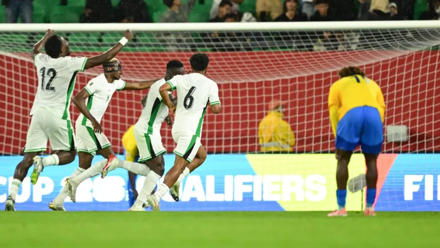 Osimhen shines as Nigeria beat Gabon to reach final World Cup playoff