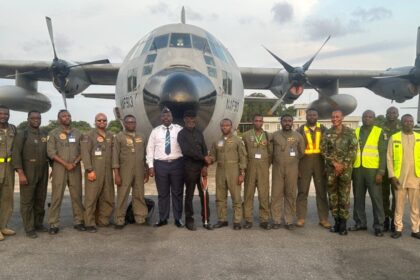 Detained Nigerian Air Force crew land safely in Accra after release by Burkina Faso