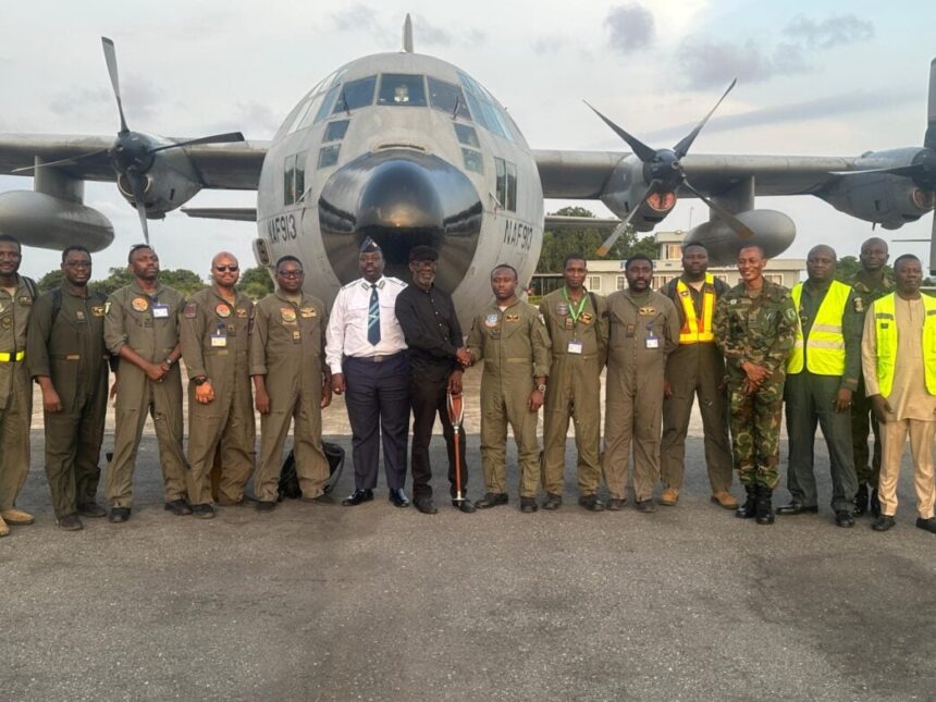 Detained Nigerian Air Force crew land safely in Accra after release by Burkina Faso
