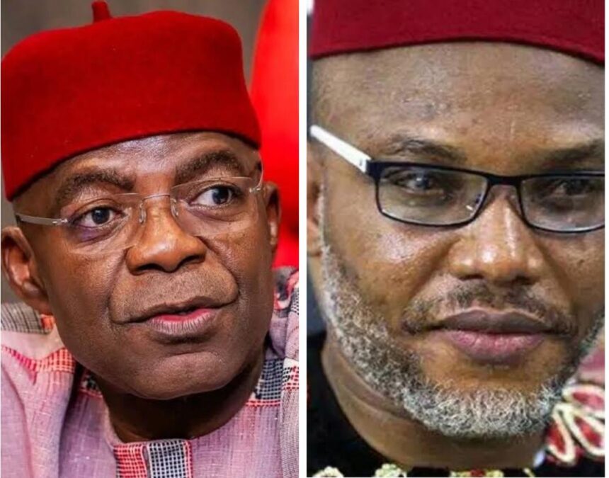 Otti visits Nnamdi Kanu in Sokoto, expresses hope for release